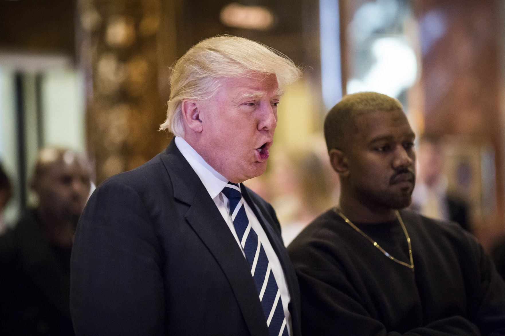 Donald Trump and Kanye West
